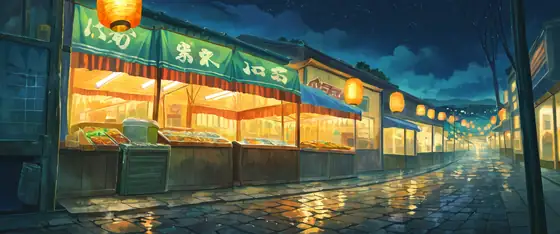 Night Market lofi wallpaper night market 0489638656