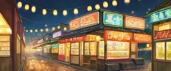 Night Market lofi wallpaper night market 0504809368