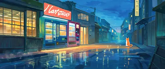 Night Market lofi wallpaper night market 0640830726