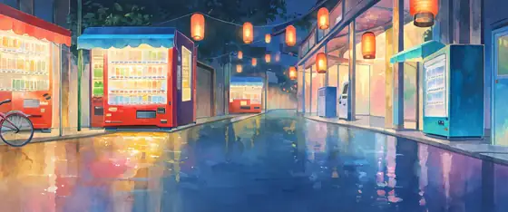 Night Market lofi wallpaper night market 1184792869