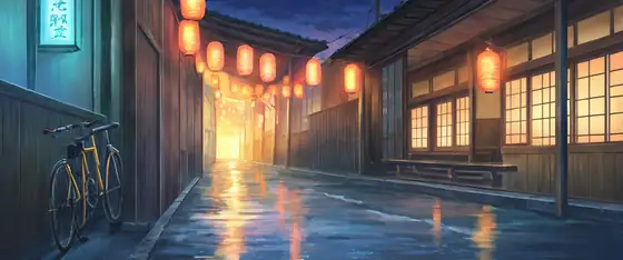 Old Alley Rain lofi wallpaper old alley rain 0778770083