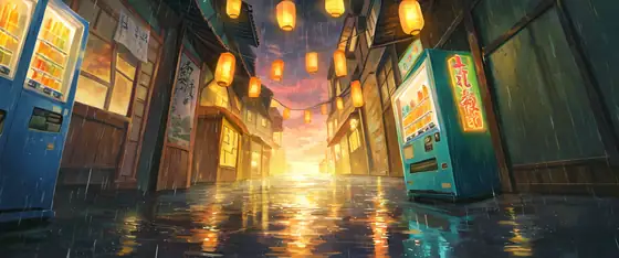 Old Alley Rain lofi wallpaper old alley rain 0877012421