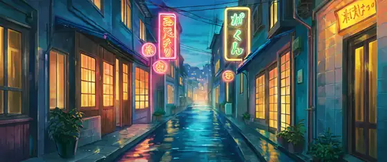 Old Alley Rain lofi wallpaper old alley rain 0928579241