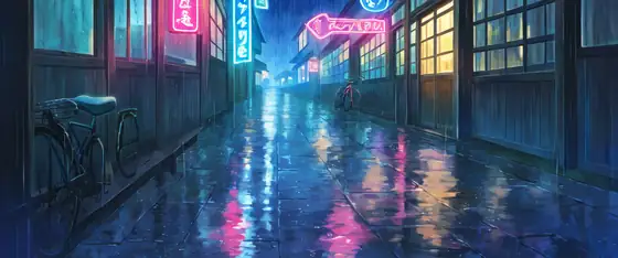 Old Alley Rain lofi wallpaper old alley rain 0948253172