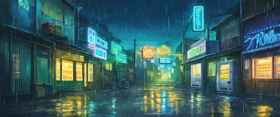 Old Alley Rain lofi wallpaper old alley rain 1503237370