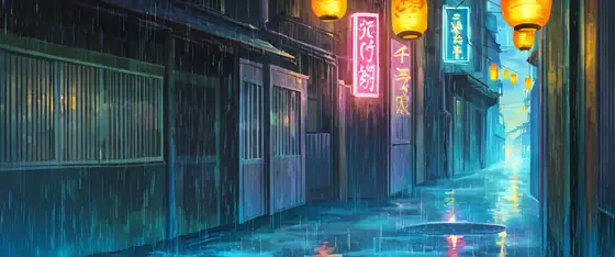Old Alley Rain lofi wallpaper old alley rain 1601091828