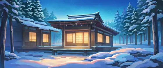 Onsen Winter lofi wallpaper onsen winter 0903759822