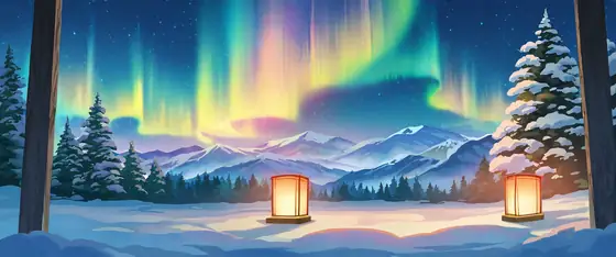 Onsen Winter lofi wallpaper onsen winter 1626324618