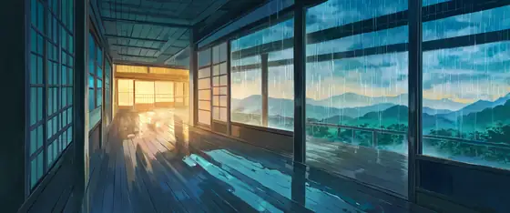 Rainy Porch Engawa lofi wallpaper rainy porch engawa 0209668993