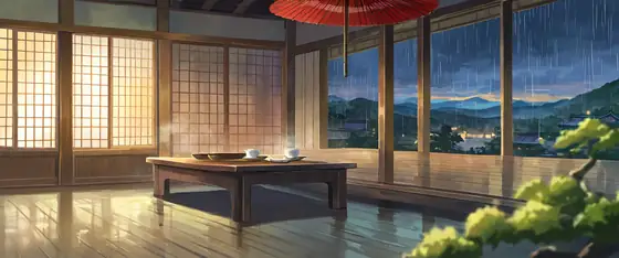 Rainy Porch Engawa lofi wallpaper rainy porch engawa 0628163531