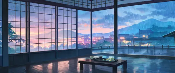 Rainy Porch Engawa lofi wallpaper rainy porch engawa 0980760296