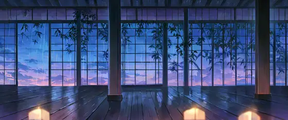 Rainy Porch Engawa lofi wallpaper rainy porch engawa 1162203003