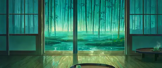 Rainy Porch Engawa lofi wallpaper rainy porch engawa 1346836641