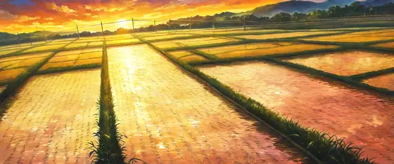 Rice Fields Summer lofi wallpaper rice fields summer 1174680585