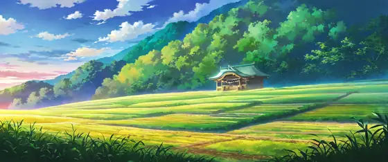Rice Fields Summer lofi wallpaper rice fields summer 1219485620