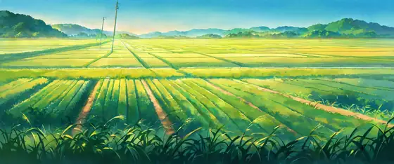 Rice Fields Summer lofi wallpaper rice fields summer 1367747219