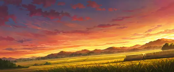 Rice Fields Summer lofi wallpaper rice fields summer 1564968439