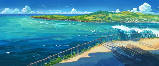 Seaside Lighthouse lofi wallpaper seaside lighthouse 0338238729