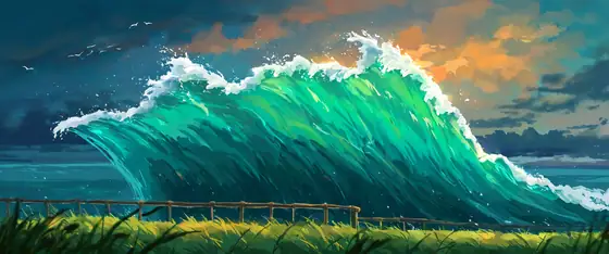 Seaside Lighthouse lofi wallpaper seaside lighthouse 1616931059