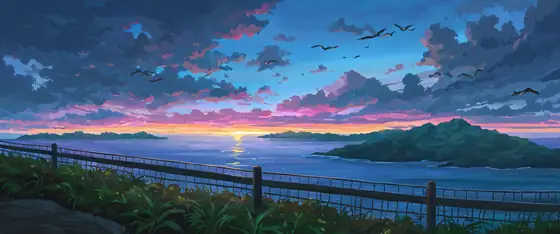 Seaside Lighthouse lofi wallpaper seaside lighthouse 1642108909