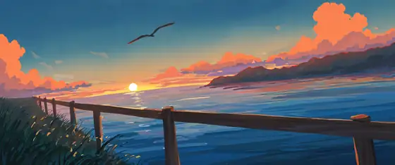 Seaside Lighthouse lofi wallpaper seaside lighthouse 1942142840