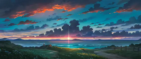 Seaside Lighthouse lofi wallpaper seaside lighthouse 1966333269