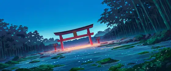 Shrine Torii lofi wallpaper shrine torii 1320064673