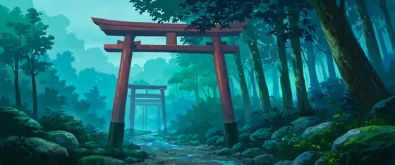 Shrine Torii lofi wallpaper shrine torii 1399596568