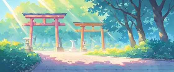 Shrine Torii lofi wallpaper shrine torii 1417572724