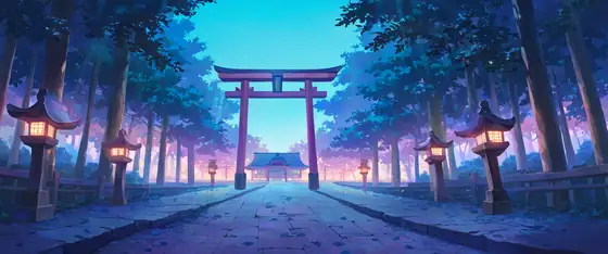 Shrine Torii lofi wallpaper shrine torii 1467834832