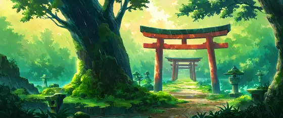 Shrine Torii lofi wallpaper shrine torii 1694093299