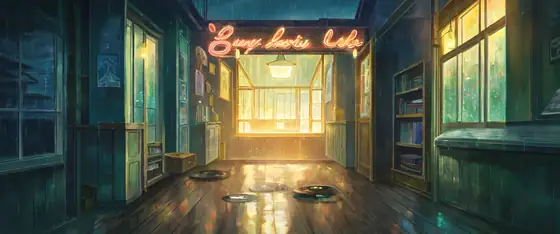 Vinyl Record Shop lofi wallpaper vinyl record shop 0382538163