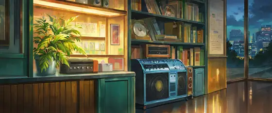 Vinyl Record Shop lofi wallpaper vinyl record shop 1989280871